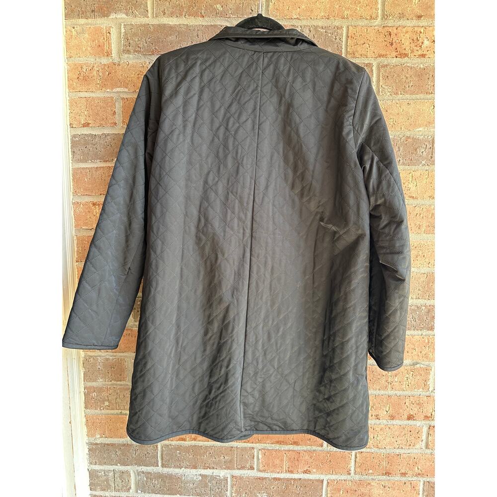 Elieen Fisher Quilted Black Jacket Size M - Picture 2 of 8